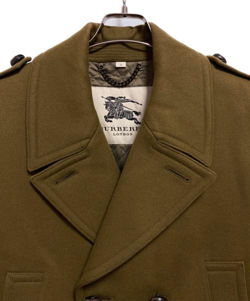 BURBERRY LONDON（バーバリーロンドン）BURBERRY LONDON (バーバリーロンドン) Pコート カーキ サイズ:54の古着・服飾アイテム
