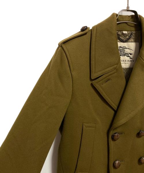BURBERRY LONDON（バーバリーロンドン）BURBERRY LONDON (バーバリーロンドン) Pコート カーキ サイズ:54の古着・服飾アイテム