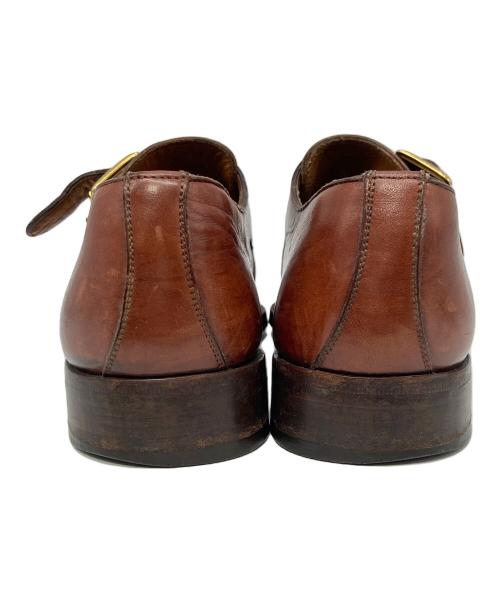 Pollini（ポリーニ）Pollini (ポリーニ) モンクストラップシューズ ブラウン サイズ:7 1/2の古着・服飾アイテム