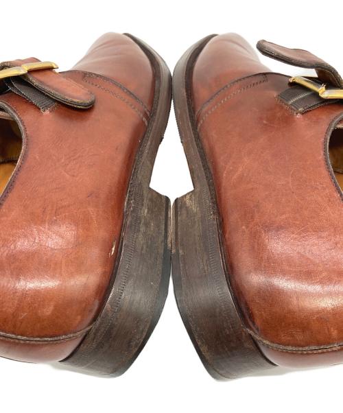 Pollini（ポリーニ）Pollini (ポリーニ) モンクストラップシューズ ブラウン サイズ:7 1/2の古着・服飾アイテム