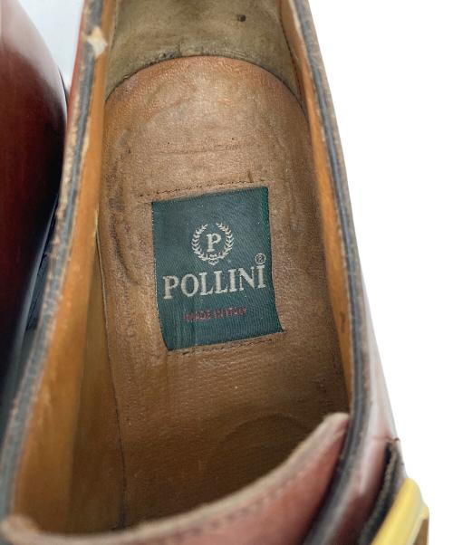 Pollini（ポリーニ）Pollini (ポリーニ) モンクストラップシューズ ブラウン サイズ:7 1/2の古着・服飾アイテム