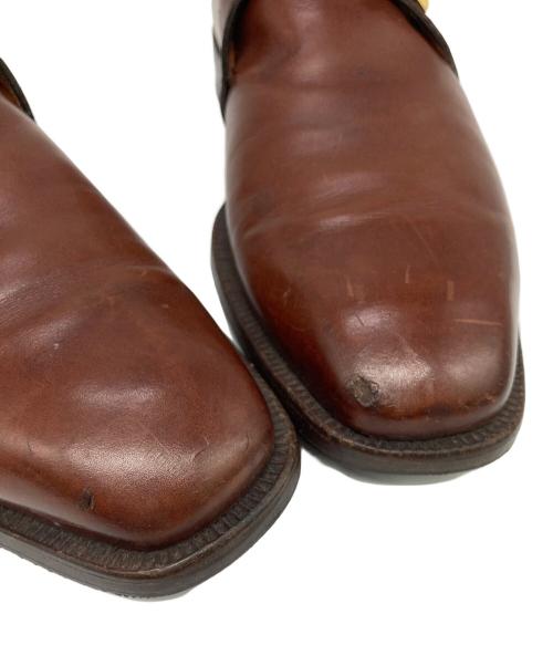 Pollini（ポリーニ）Pollini (ポリーニ) モンクストラップシューズ ブラウン サイズ:7 1/2の古着・服飾アイテム