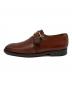 Pollini (ポリーニ) モンクストラップシューズ ブラウン サイズ:7 1/2：5000円