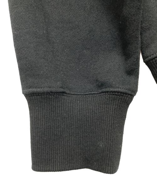 Yohji Yamamoto pour homme（ヨウジヤマモト プールオム）Yohji Yamamoto pour homme (ヨウジヤマモト プールオム) New Era (ニューエラ) YY LABEL LOGO HOODIE ブラック サイズ:Mの古着・服飾アイテム