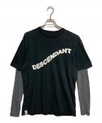DESCENDANT×Ron Hermanディセンダント×ロンハーマン）の古着「別注レイヤードカットソー」｜ブラック