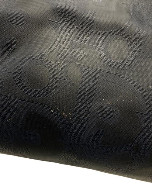 Christian Dior（クリスチャン ディオール）Christian Dior (クリスチャン ディオール) トロッターPVCボストンバッグ ネイビーの古着・服飾アイテム