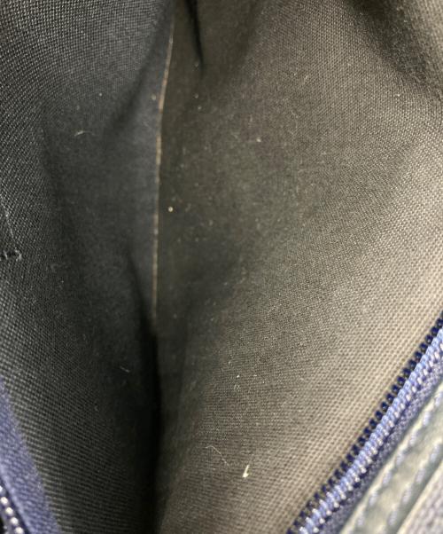 Christian Dior（クリスチャン ディオール）Christian Dior (クリスチャン ディオール) トロッターPVCボストンバッグ ネイビーの古着・服飾アイテム