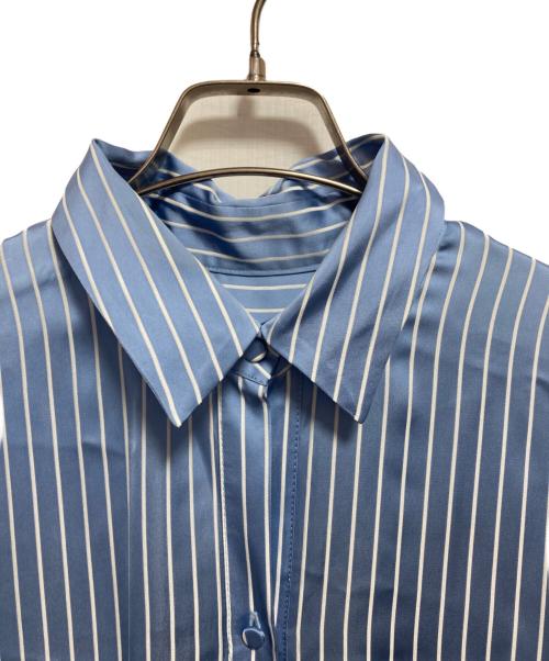 MYLAN（マイラン）MYLAN (マイラン) Bi-Color Stripe Shirt Dress ブルー×オレンジ サイズ:FREEの古着・服飾アイテム