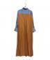 MYLAN (マイラン) Bi-Color Stripe Shirt Dress ブルー×オレンジ サイズ:FREE：10000円