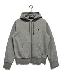 POLO RALPH LAUREN（ポロ・ラルフローレン）の古着「ジップパーカー」｜グレー