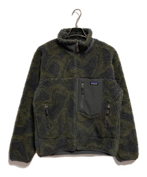Patagonia（パタゴニア）Patagonia (パタゴニア) Classic Retro-X Jacket グリーン×グレー サイズ:Mの古着・服飾アイテム