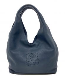 LOEWE（ロエベ）の古着「デュナス / Dunas レザートートバッグ」｜ブルー