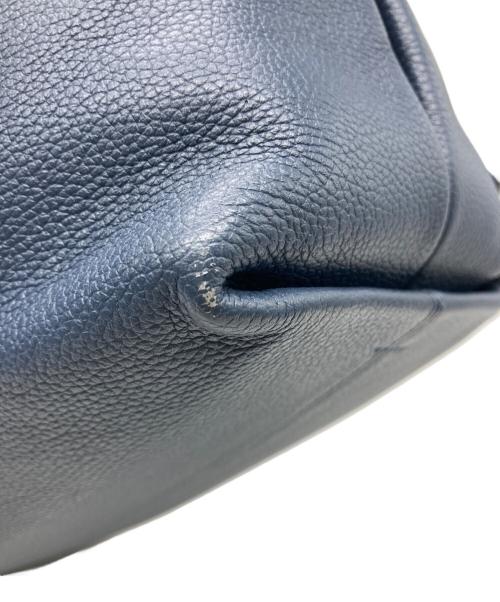 LOEWE（ロエベ）LOEWE (ロエベ) デュナス / Dunas レザートートバッグ ブルーの古着・服飾アイテム