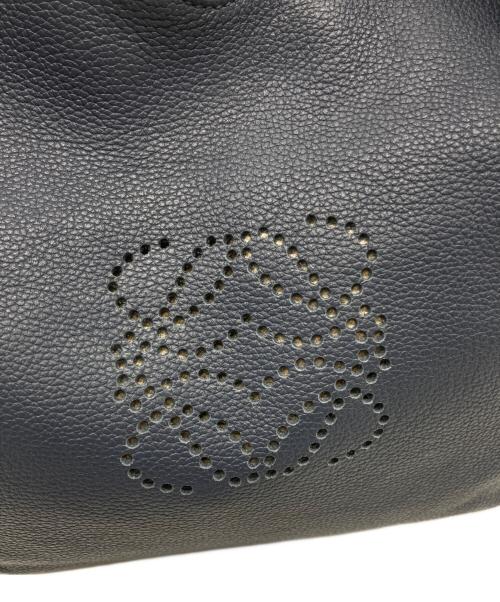 LOEWE（ロエベ）LOEWE (ロエベ) デュナス / Dunas レザートートバッグ ブルーの古着・服飾アイテム