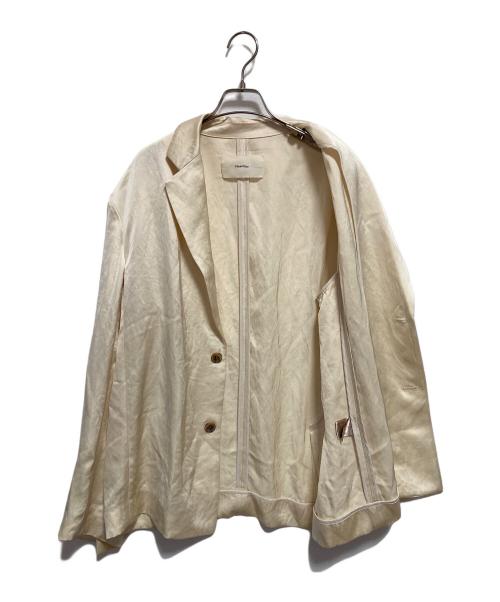 TODAYFUL（トゥデイフル）TODAYFUL (トゥデイフル) Satin Over Jacket アイボリー サイズ:36の古着・服飾アイテム