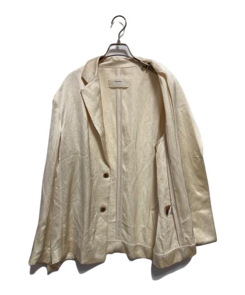 TODAYFUL（トゥデイフル）TODAYFUL (トゥデイフル) Satin Over Jacket アイボリー サイズ:36の古着・服飾アイテム