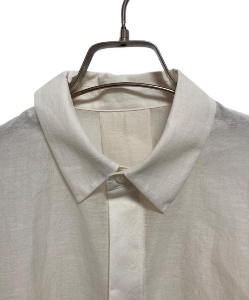STUNNING LURE（スタニングルアー）STUNNING LURE (スタニングルアー) リネン混シアーシャツ ベージュ サイズ:Sの古着・服飾アイテム
