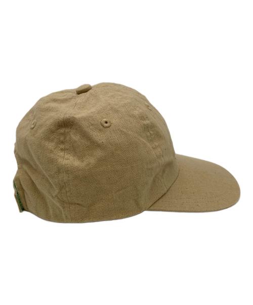 kijima takayuki（キジマタカユキ）KIJIMA TAKAYUKI (キジマタカユキ) Organic cotton linen canvas 6p cap ベージュの古着・服飾アイテム