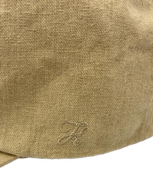 kijima takayuki（キジマタカユキ）KIJIMA TAKAYUKI (キジマタカユキ) Organic cotton linen canvas 6p cap ベージュの古着・服飾アイテム
