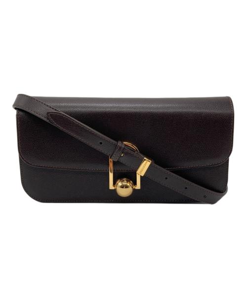 MAESTOSO（マエストーソ）MAESTOSO (マエストーソ) EON BAGUETTE ショルダーバッグ ブラウンの古着・服飾アイテム