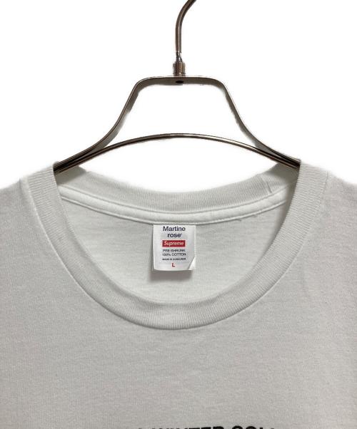 SUPREME（シュプリーム）Supreme (シュプリーム) Martine rose (マーティン・ローズ) 24AW プリントTシャツ ホワイト サイズ:Lの古着・服飾アイテム