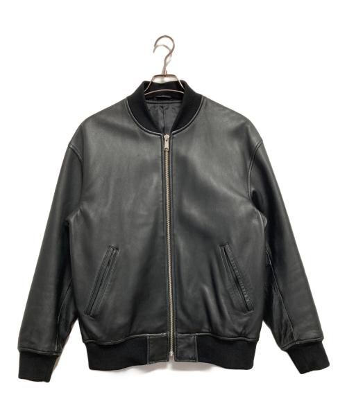 BEAUTY&YOUTH（ビューティーアンドユース）BEAUTY&YOUTH (ビューティーアンドユース) SHEEP LTR BOMBER JKT ブラック サイズ:Lの古着・服飾アイテム