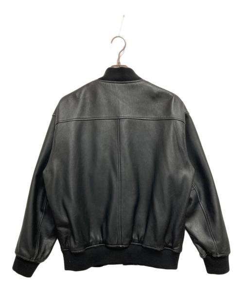 BEAUTY&YOUTH（ビューティーアンドユース）BEAUTY&YOUTH (ビューティーアンドユース) SHEEP LTR BOMBER JKT ブラック サイズ:Lの古着・服飾アイテム
