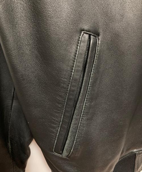 BEAUTY&YOUTH（ビューティーアンドユース）BEAUTY&YOUTH (ビューティーアンドユース) SHEEP LTR BOMBER JKT ブラック サイズ:Lの古着・服飾アイテム