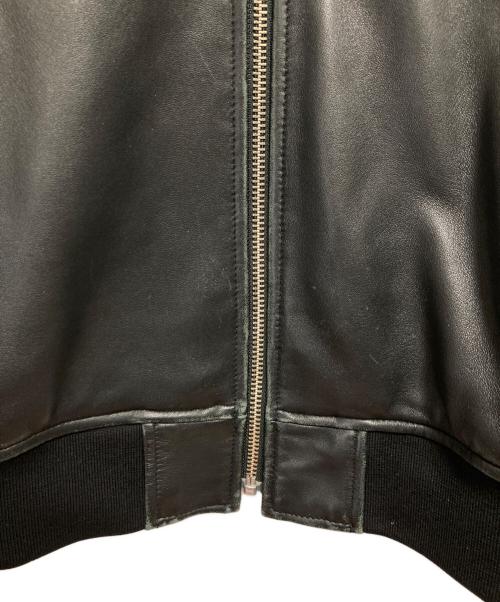 BEAUTY&YOUTH（ビューティーアンドユース）BEAUTY&YOUTH (ビューティーアンドユース) SHEEP LTR BOMBER JKT ブラック サイズ:Lの古着・服飾アイテム