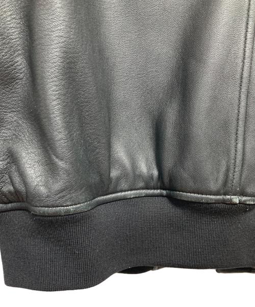 BEAUTY&YOUTH（ビューティーアンドユース）BEAUTY&YOUTH (ビューティーアンドユース) SHEEP LTR BOMBER JKT ブラック サイズ:Lの古着・服飾アイテム