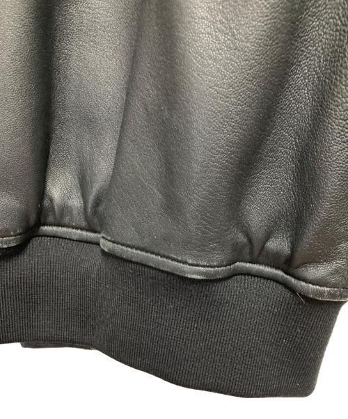 BEAUTY&YOUTH（ビューティーアンドユース）BEAUTY&YOUTH (ビューティーアンドユース) SHEEP LTR BOMBER JKT ブラック サイズ:Lの古着・服飾アイテム