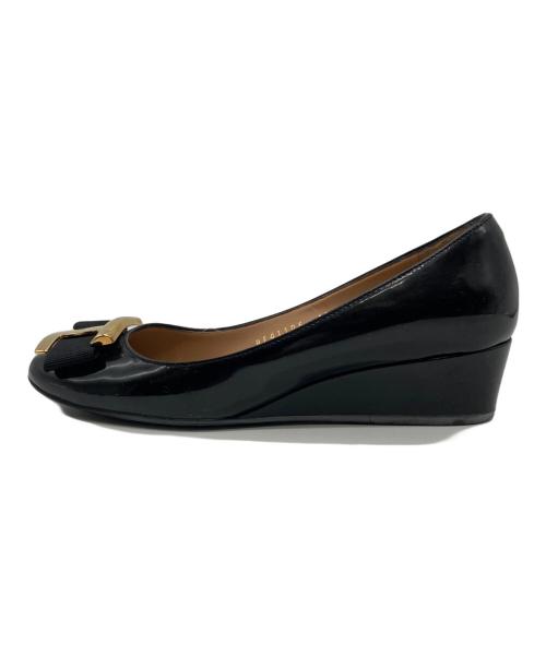Salvatore Ferragamo（サルヴァトーレ フェラガモ）Salvatore Ferragamo (サルヴァトーレ フェラガモ) NINNA40 ブラック サイズ:5の古着・服飾アイテム