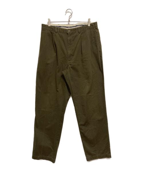POLO RALPH LAUREN（ポロ・ラルフローレン）POLO RALPH LAUREN (ポロ・ラルフローレン) 2タックチノ オリーブ サイズ:W38の古着・服飾アイテム