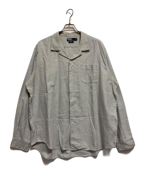 POLO RALPH LAUREN（ポロ・ラルフローレン）POLO RALPH LAUREN (ポロ・ラルフローレン) BONNARD オープンカラーシャツ グレー サイズ:XXLの古着・服飾アイテム
