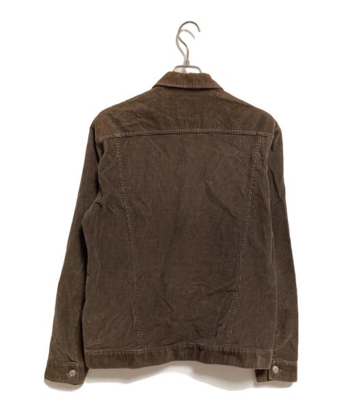 stussy（ステューシー）stussy (ステューシー) コーデュロイカバーオール ブラウン サイズ:Lの古着・服飾アイテム