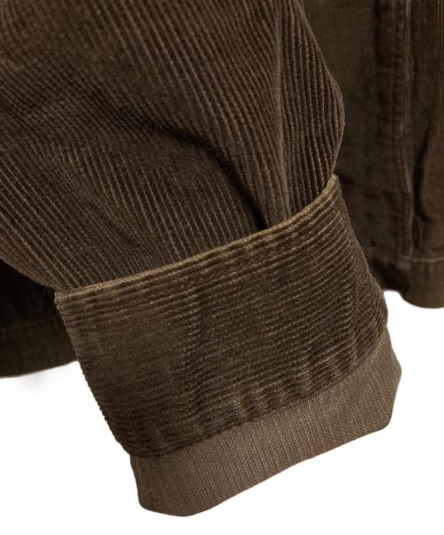 stussy（ステューシー）stussy (ステューシー) コーデュロイカバーオール ブラウン サイズ:Lの古着・服飾アイテム