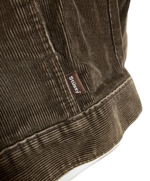 stussy（ステューシー）stussy (ステューシー) コーデュロイカバーオール ブラウン サイズ:Lの古着・服飾アイテム