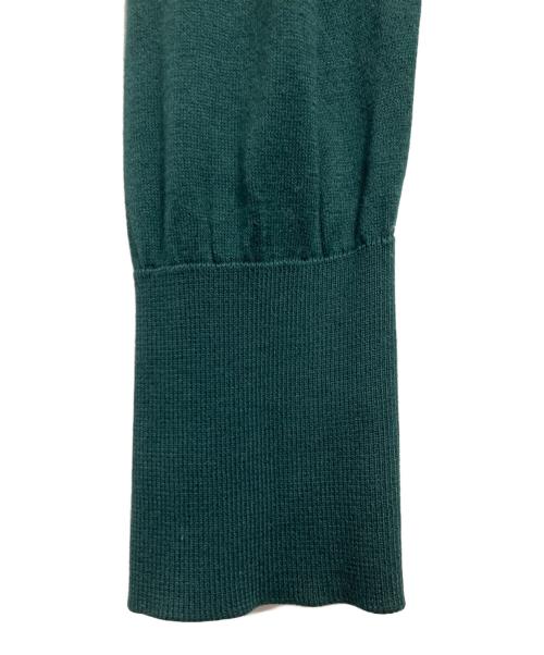 JOHN SMEDLEY（ジョンスメドレー）JOHN SMEDLEY (ジョンスメドレー) コットンタートルネックニット グリーン サイズ:Sの古着・服飾アイテム