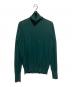 JOHN SMEDLEY（ジョンスメドレー）の古着「コットンタートルネックニット」｜グリーン