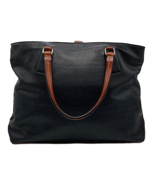 Daniel&Bob（ダニエル＆ボブ）Daniel&Bob (ダニエル＆ボブ) TOMORROW LAND (トゥモローランド) 別注レザートートバッグ ブラックの古着・服飾アイテム