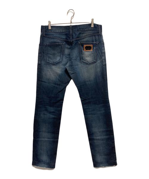 DOLCE & GABBANA（ドルチェ＆ガッバーナ）DOLCE & GABBANA (ドルチェ＆ガッバーナ) 14GOLD デニムパンツ インディゴ サイズ:50の古着・服飾アイテム