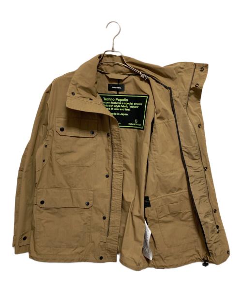 DIESEL（ディーゼル）DIESEL (ディーゼル) マルチポケットジャケット ベージュ サイズ:Ｍの古着・服飾アイテム