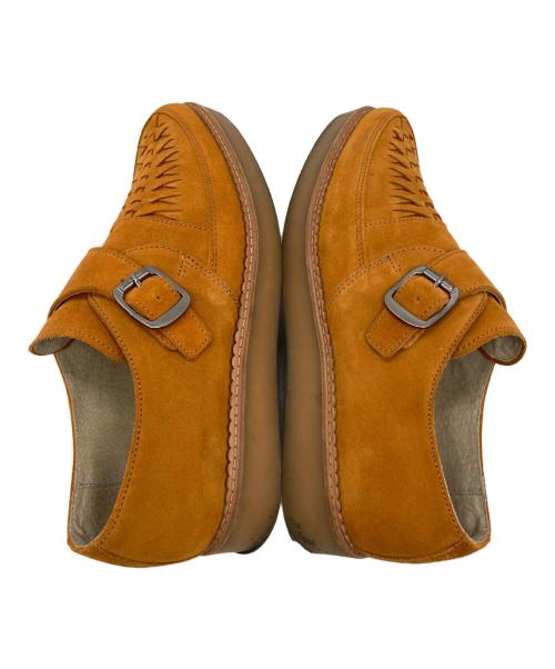 DIESEL（ディーゼル）DIESEL (ディーゼル) スウェードモンクストラップシューズ ブラウン サイズ:42の古着・服飾アイテム