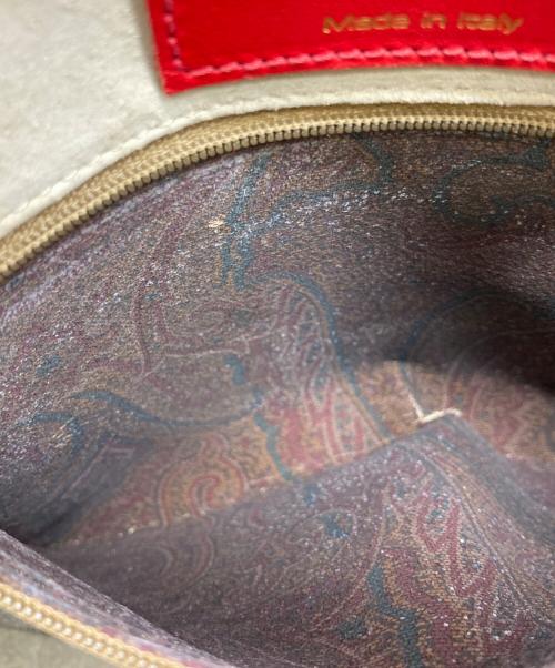 ETRO（エトロ）ETRO (エトロ) 2WAYショルダーバッグ レッドの古着・服飾アイテム