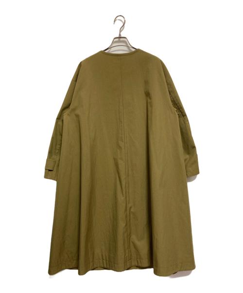 JOURNAL STANDARD（ジャーナルスタンダード）JOURNAL STANDARD (ジャーナルスタンダード) コットンナイロンノーカラーコート ベージュ サイズ:Sの古着・服飾アイテム