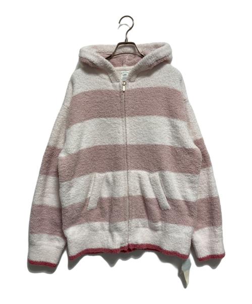 gelato pique（ジェラートピケ）gelato pique (ジェラートピケ) パウダートリムボーダーパーカ ピンク サイズ:FREE 未使用品の古着・服飾アイテム