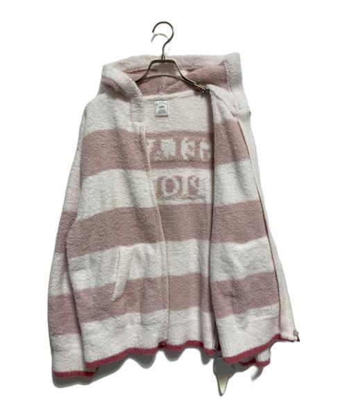 gelato pique（ジェラートピケ）gelato pique (ジェラートピケ) パウダートリムボーダーパーカ ピンク サイズ:FREE 未使用品の古着・服飾アイテム