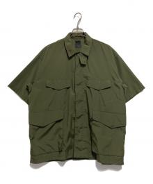 DAIWA PIER39（ダイワ ピア39）の古着「Tech French Mil Field Shirts S/S」｜オリーブ