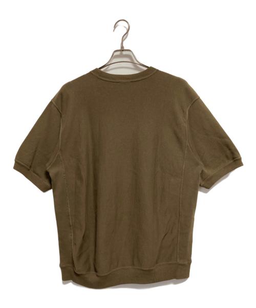 Champion（チャンピオン）Champion (チャンピオン) WIND AND SEA (ウィンダンシー) ショートスリーブスウェット オリーブ サイズ:Mの古着・服飾アイテム
