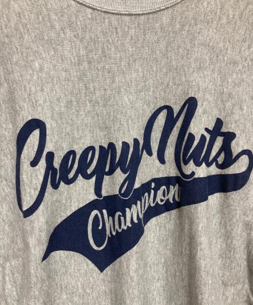 Champion REVERSE WEAVE（チャンピオン リバース ウィーブ）Champion REVERSE WEAVE (チャンピオン リバース ウィーブ) Creepy Nuts リバースウィーブスウェット グレー サイズ:Lの古着・服飾アイテム